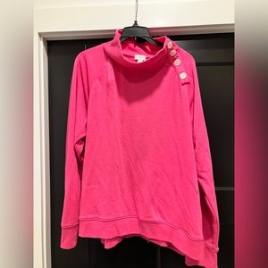 Jcrew Ruffle sweat shirt